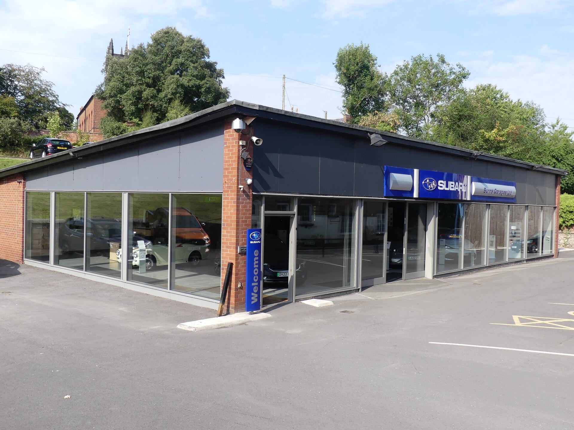 Burns Garages showroom, Congleton